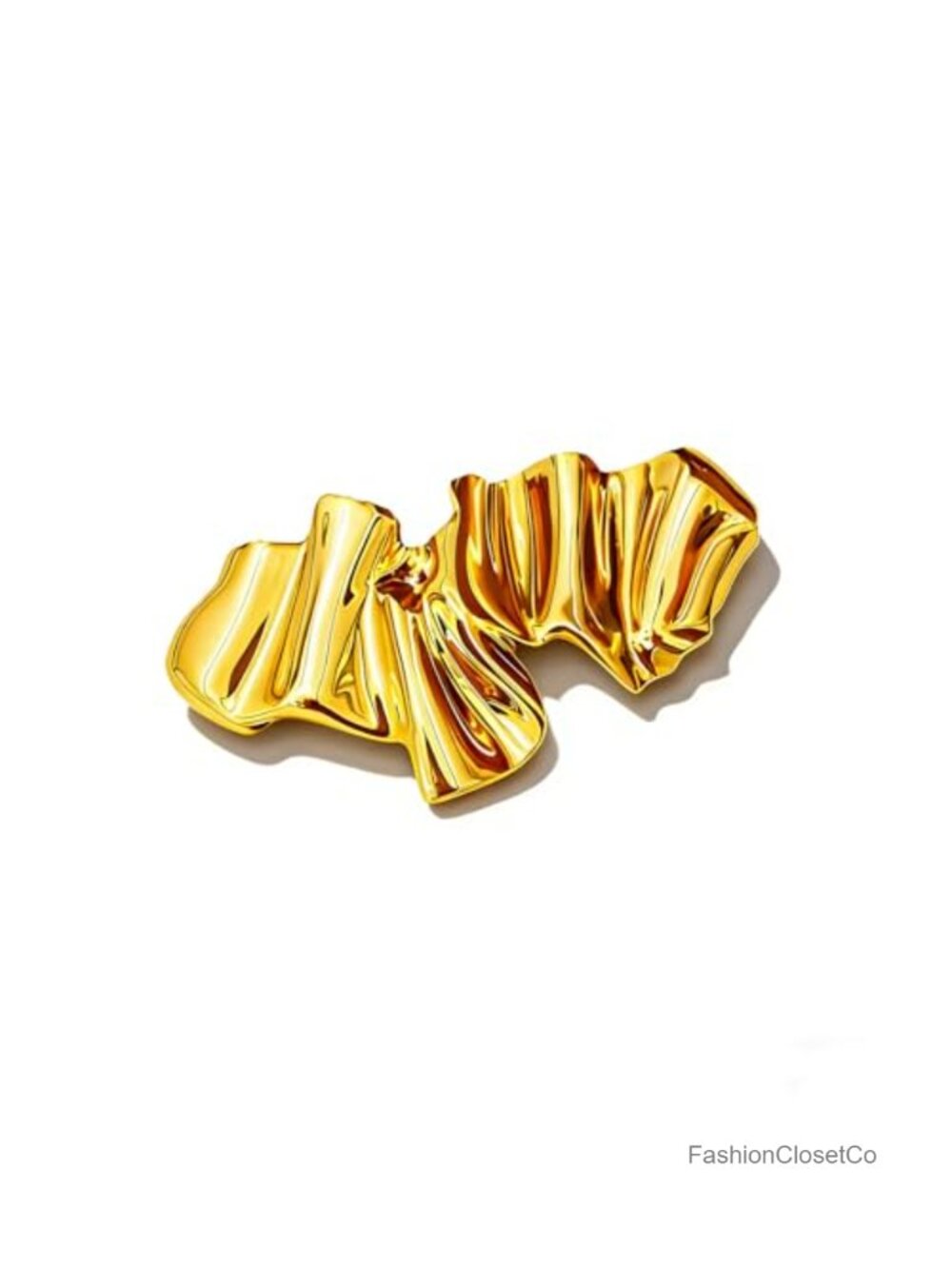 Geometric Statement Brooch Pin Gold Silver Plated Stainless Steel Lapel
